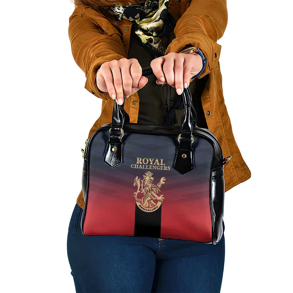Bengaluru 2025 Cricket Royal Challengers Shoulder Handbag Lions Play Bold