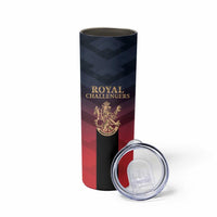 Custom Bengaluru 2025 Cricket Royal Challengers Skinny Tumbler Lions Play Bold