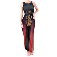 Custom Bengaluru 2025 Cricket Royal Challengers Tank Maxi Dress Lions Play Bold