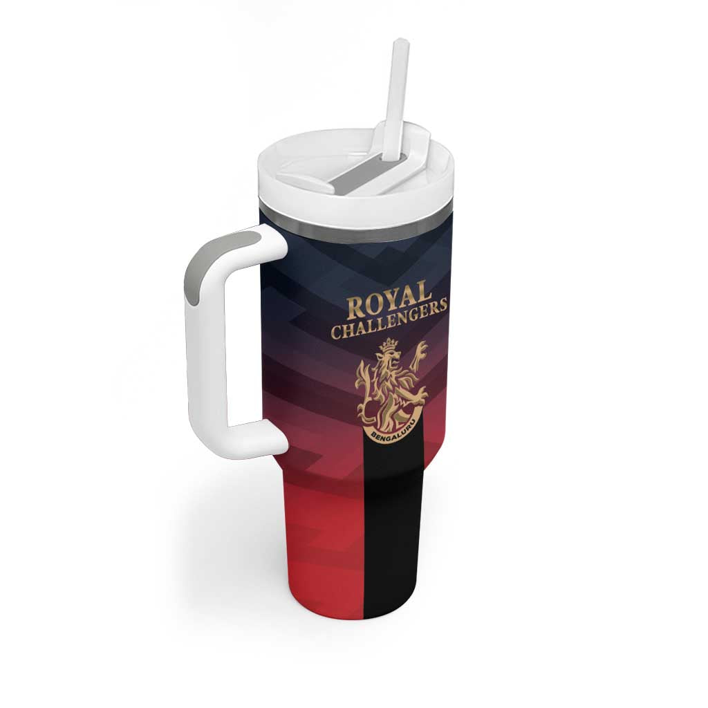 Custom Bengaluru 2025 Cricket Royal Challengers Tumbler With Handle Lions Play Bold