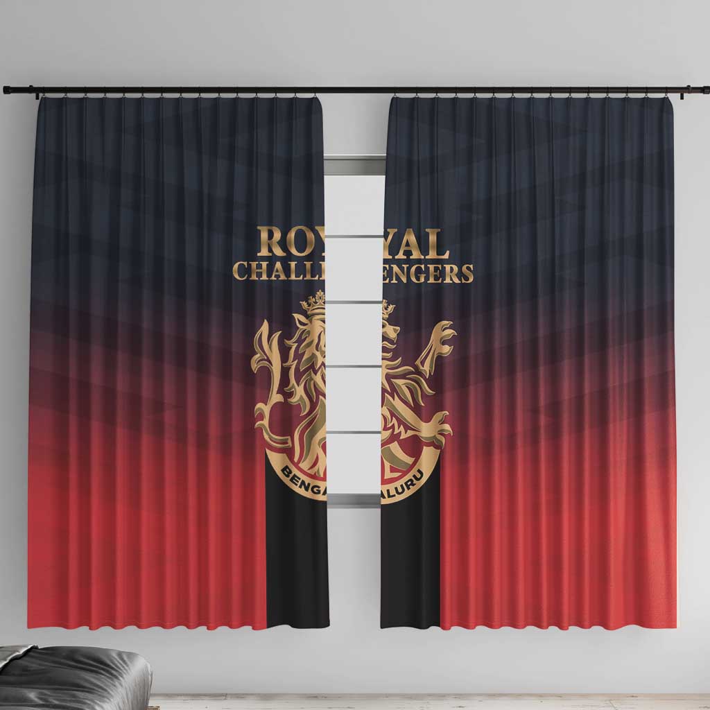 Bengaluru 2025 Cricket Royal Challengers Window Curtain Lions Play Bold