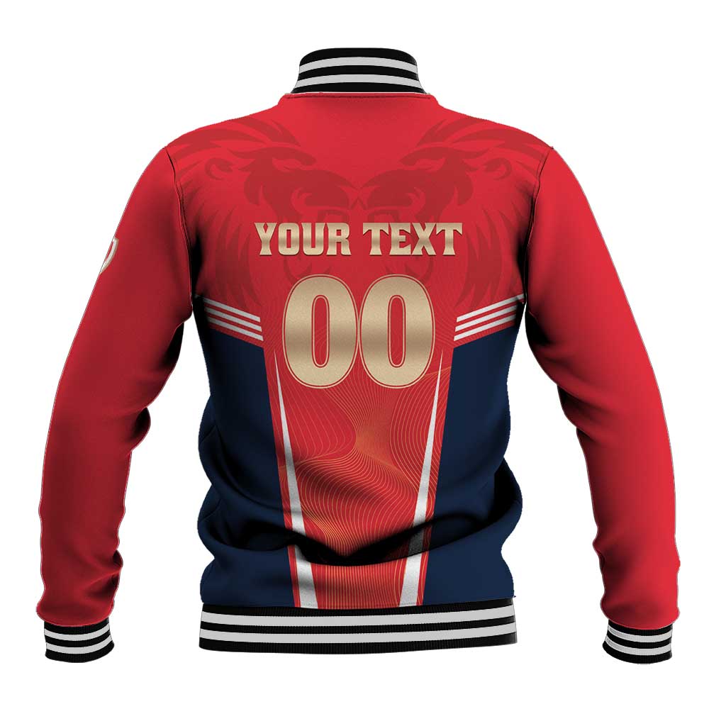 Custom Punjab 2025 Cricket Lion Kings Baseball Jacket Jazba Hai Punjabi