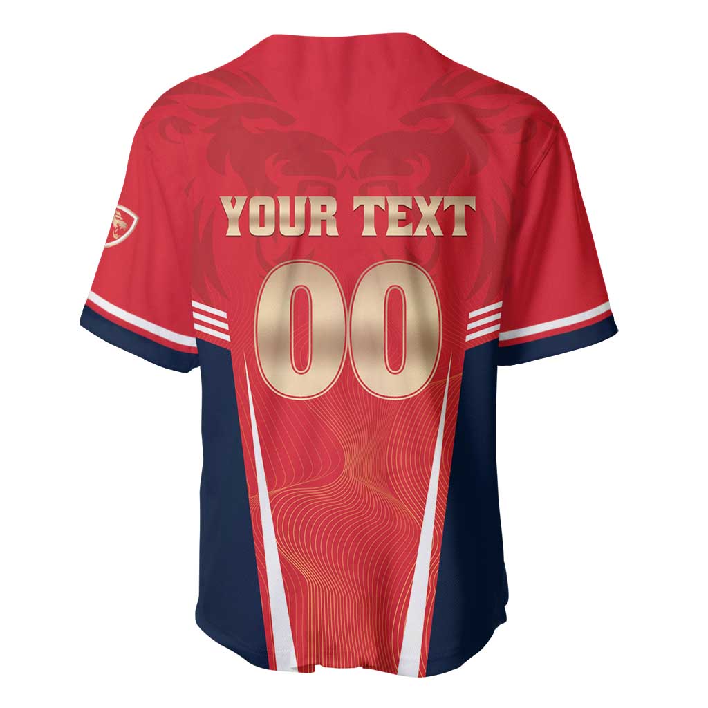 Custom Punjab 2025 Cricket Lion Kings Baseball Jersey Jazba Hai Punjabi