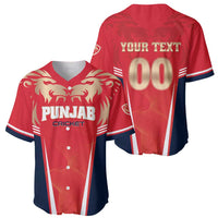 Custom Punjab 2025 Cricket Lion Kings Baseball Jersey Jazba Hai Punjabi
