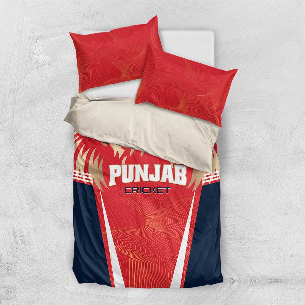 Punjab 2025 Cricket Lion Kings Bedding Set Jazba Hai Punjabi