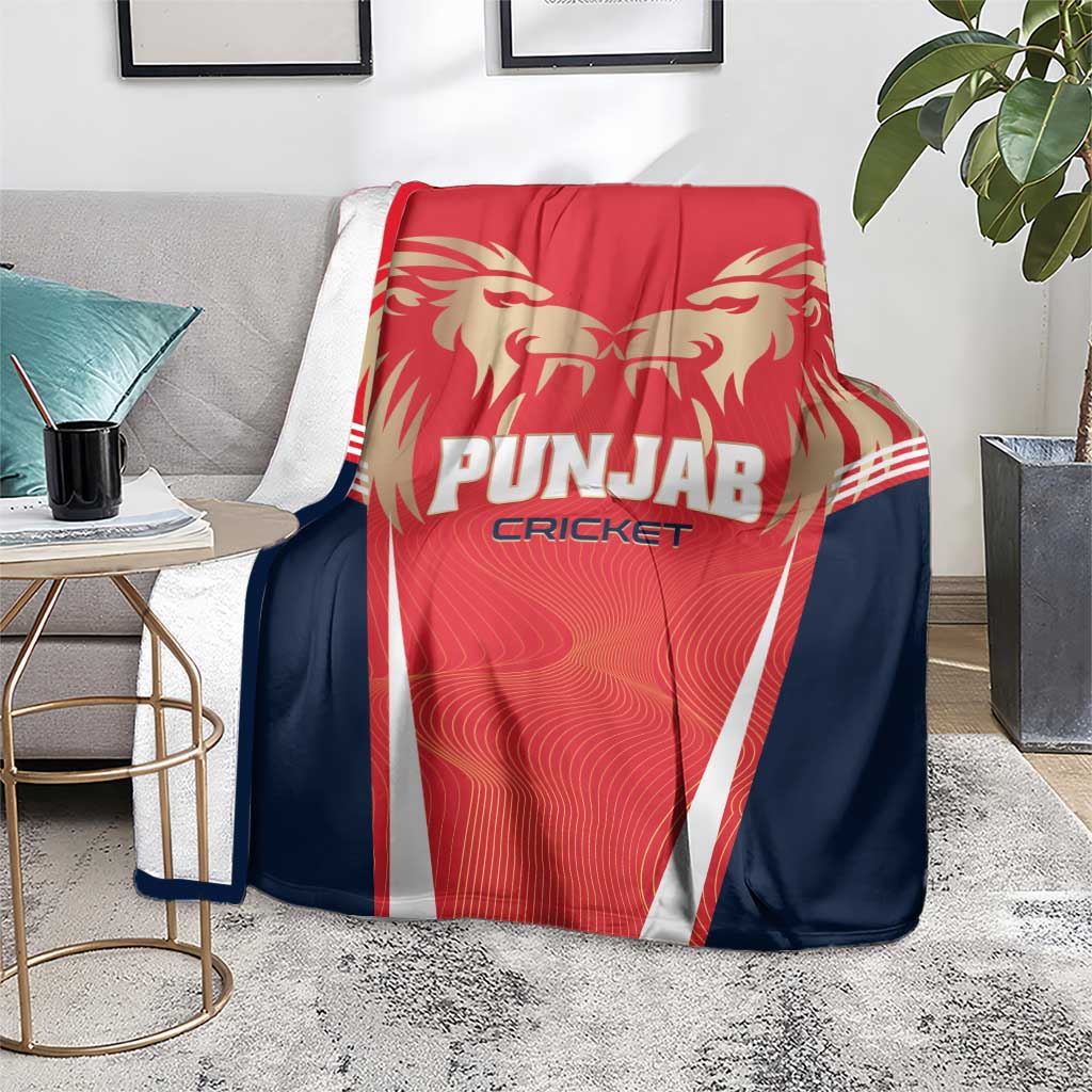 Punjab 2025 Cricket Lion Kings Blanket Jazba Hai Punjabi