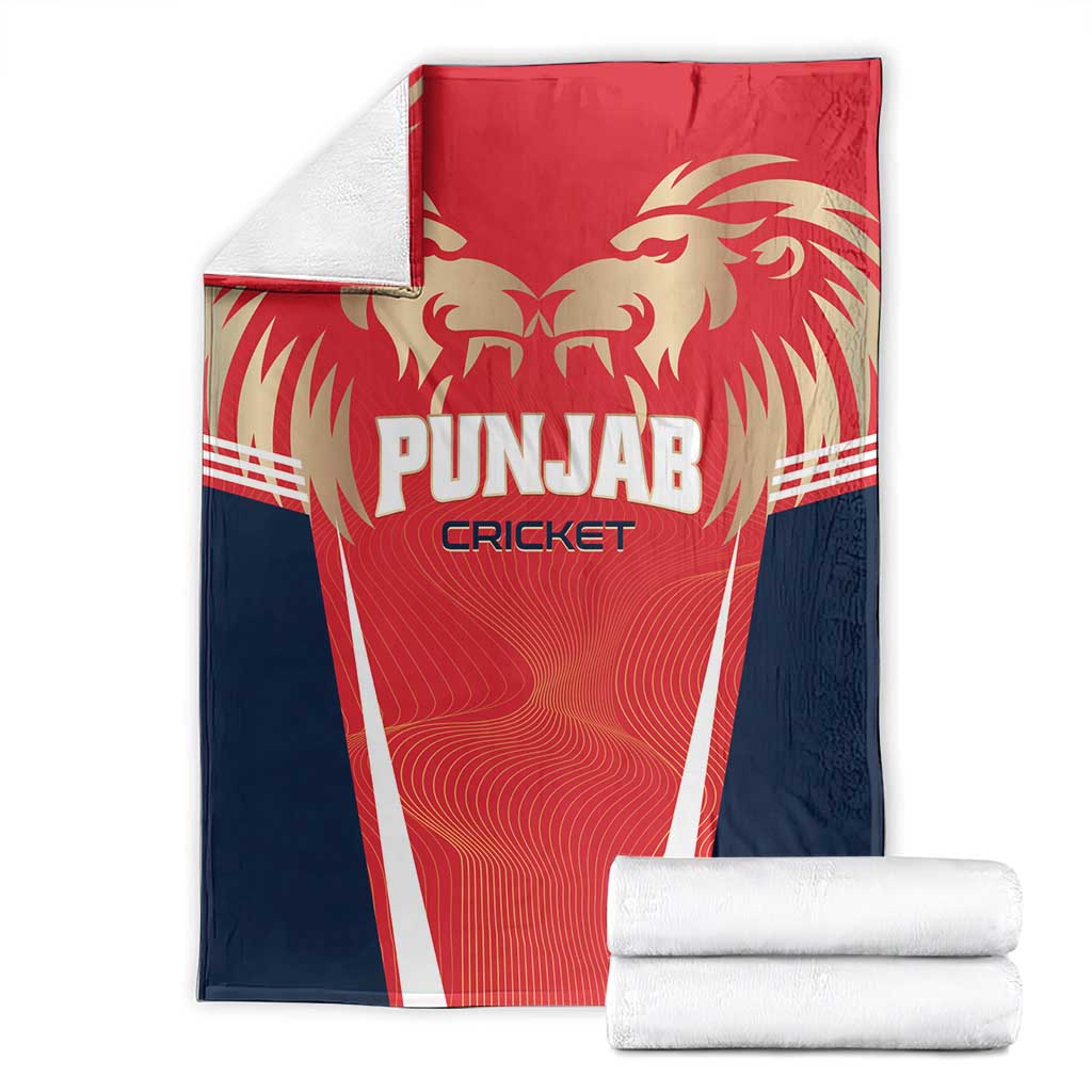 Punjab 2025 Cricket Lion Kings Blanket Jazba Hai Punjabi