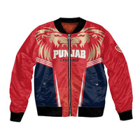 Custom Punjab 2025 Cricket Lion Kings Bomber Jacket Jazba Hai Punjabi