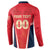 Custom Punjab 2025 Cricket Lion Kings Button Sweatshirt Jazba Hai Punjabi