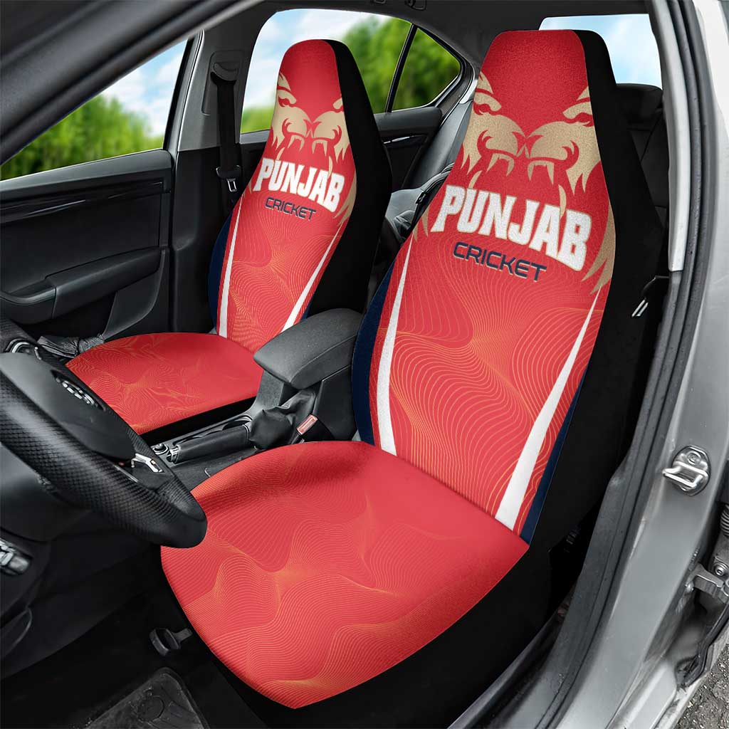 Punjab 2025 Cricket Lion Kings Car Seat Cover Jazba Hai Punjabi