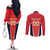 Custom Punjab 2025 Cricket Lion Kings Couples Matching Off The Shoulder Long Sleeve Dress and Long Sleeve Button Shirt Jazba Hai Punjabi