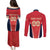 Custom Punjab 2025 Cricket Lion Kings Couples Matching Puletasi and Long Sleeve Button Shirt Jazba Hai Punjabi