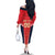 Custom Punjab 2025 Cricket Lion Kings Family Matching Off The Shoulder Long Sleeve Dress and Hawaiian Shirt Jazba Hai Punjabi