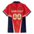 Custom Punjab 2025 Cricket Lion Kings Family Matching Off Shoulder Short Dress and Hawaiian Shirt Jazba Hai Punjabi