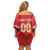 Custom Punjab 2025 Cricket Lion Kings Family Matching Off Shoulder Short Dress and Hawaiian Shirt Jazba Hai Punjabi