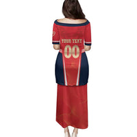 Custom Punjab 2025 Cricket Lion Kings Family Matching Puletasi and Hawaiian Shirt Jazba Hai Punjabi