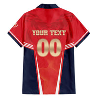 Custom Punjab 2025 Cricket Lion Kings Family Matching Summer Maxi Dress and Hawaiian Shirt Jazba Hai Punjabi