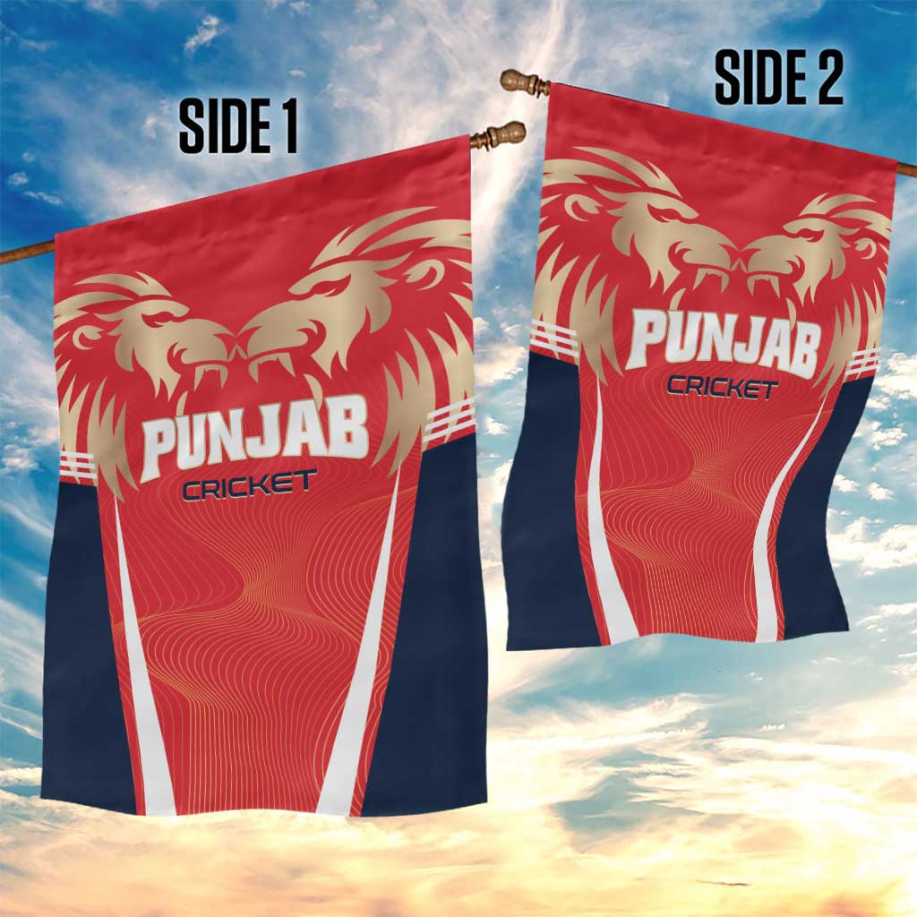 Punjab 2025 Cricket Lion Kings Garden Flag Jazba Hai Punjabi