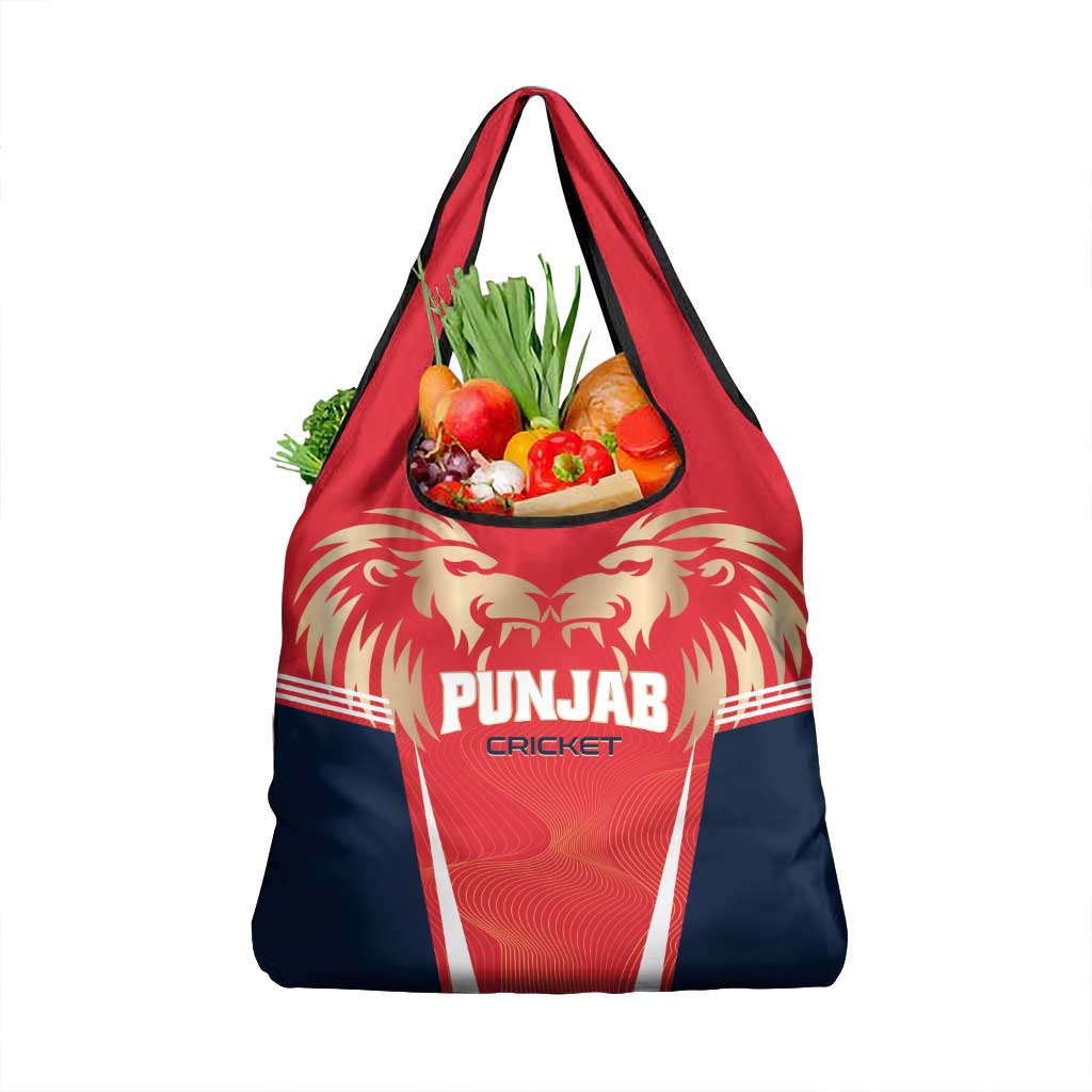 Punjab 2025 Cricket Lion Kings Grocery Bag Jazba Hai Punjabi
