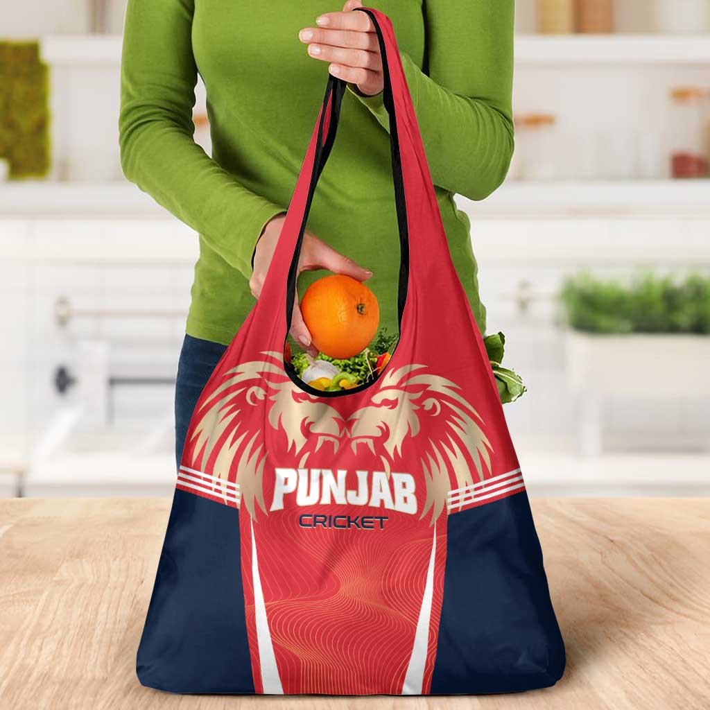 Punjab 2025 Cricket Lion Kings Grocery Bag Jazba Hai Punjabi