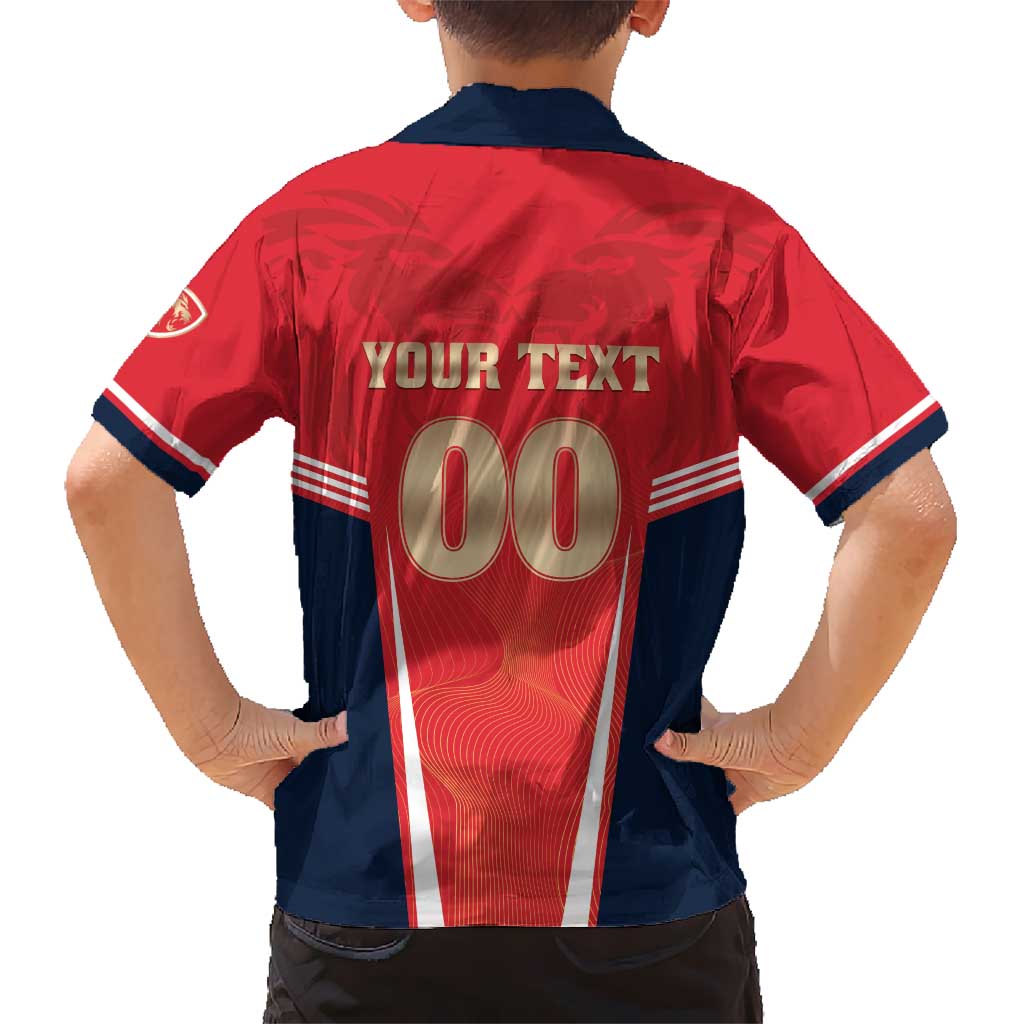 Custom Punjab 2025 Cricket Lion Kings Hawaiian Shirt Jazba Hai Punjabi