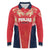 Custom Punjab 2025 Cricket Lion Kings Long Sleeve Polo Shirt Jazba Hai Punjabi