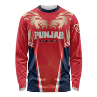 Custom Punjab 2025 Cricket Lion Kings Long Sleeve Shirt Jazba Hai Punjabi