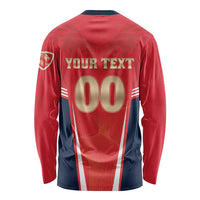 Custom Punjab 2025 Cricket Lion Kings Long Sleeve Shirt Jazba Hai Punjabi