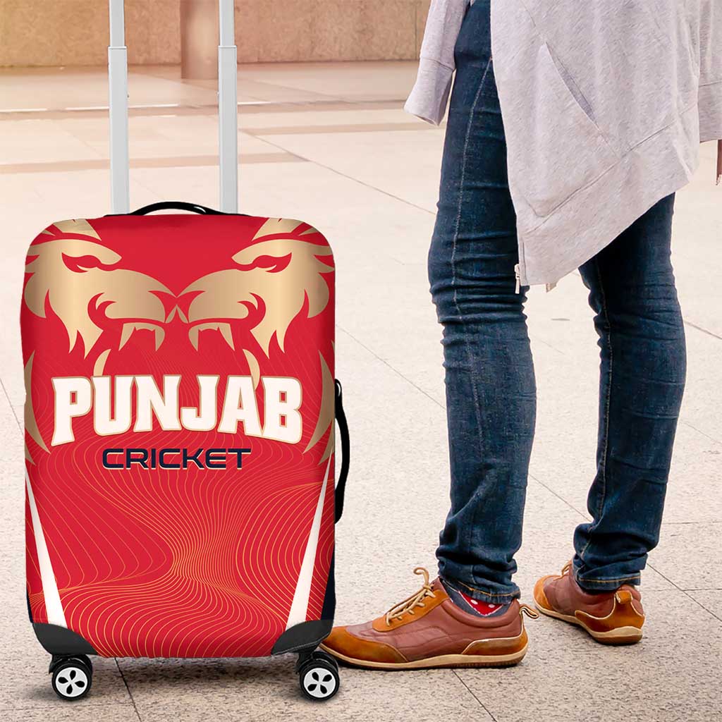 Punjab 2025 Cricket Lion Kings Luggage Cover Jazba Hai Punjabi