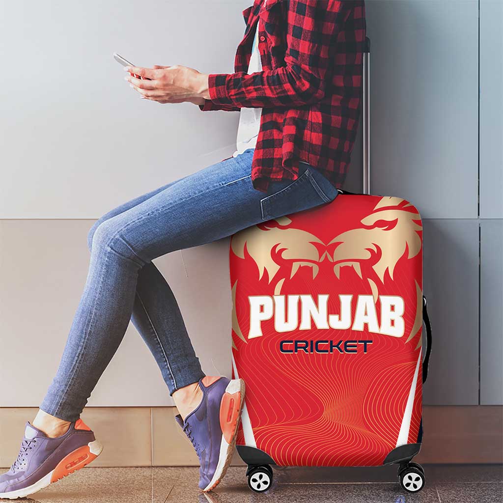 Punjab 2025 Cricket Lion Kings Luggage Cover Jazba Hai Punjabi