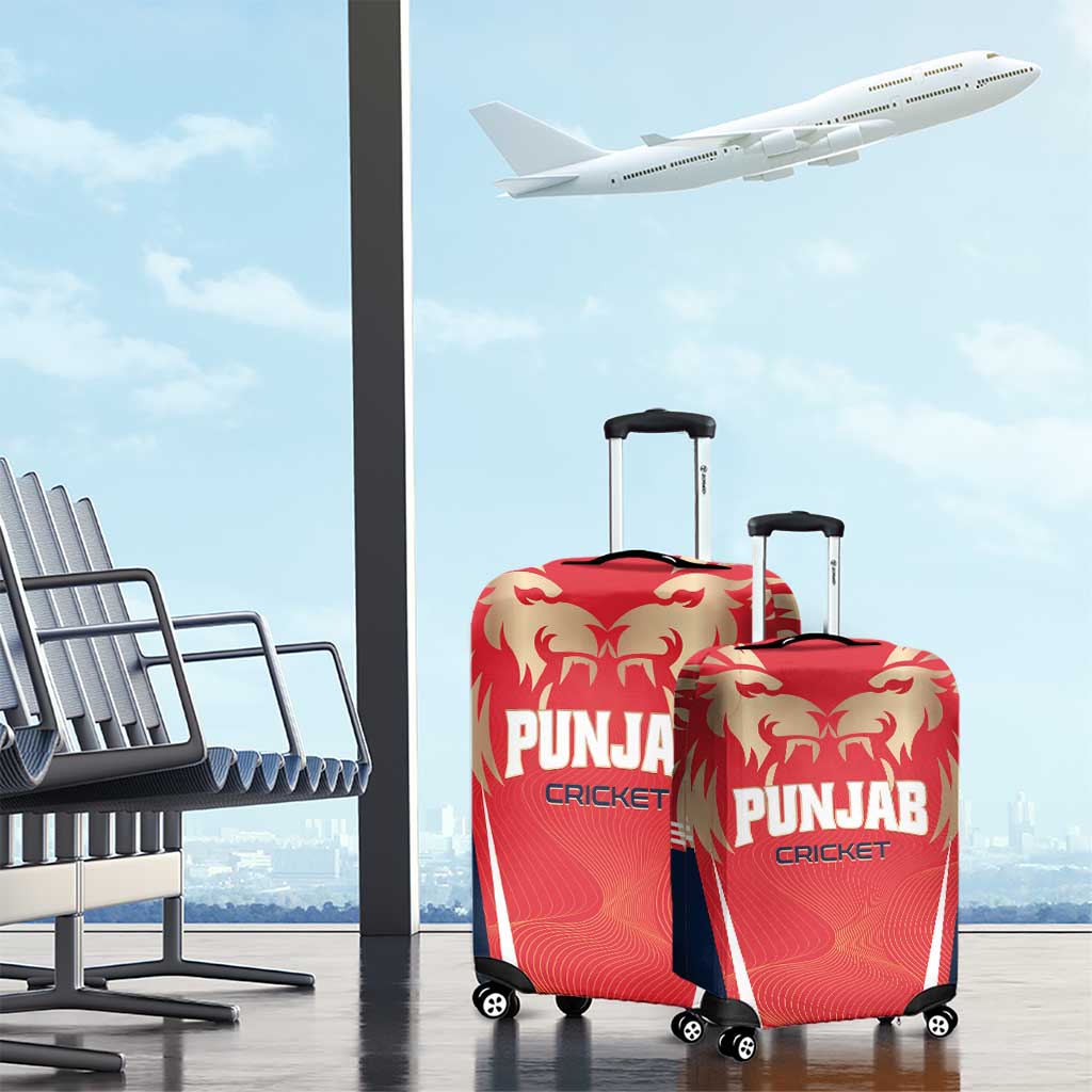 Punjab 2025 Cricket Lion Kings Luggage Cover Jazba Hai Punjabi