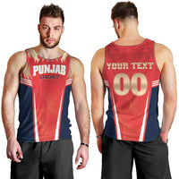 Custom Punjab 2025 Cricket Lion Kings Men Tank Top Jazba Hai Punjabi