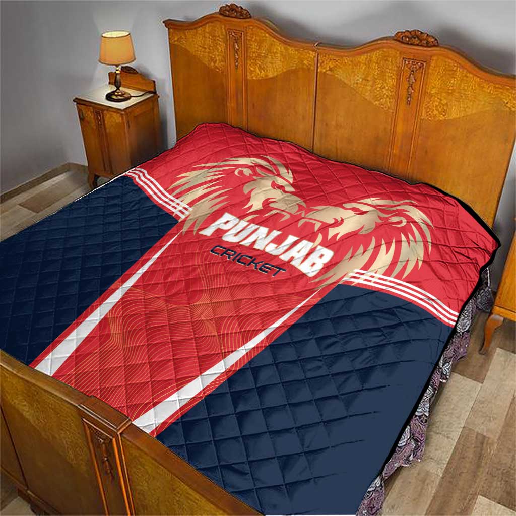 Punjab 2025 Cricket Lion Kings Quilt Jazba Hai Punjabi