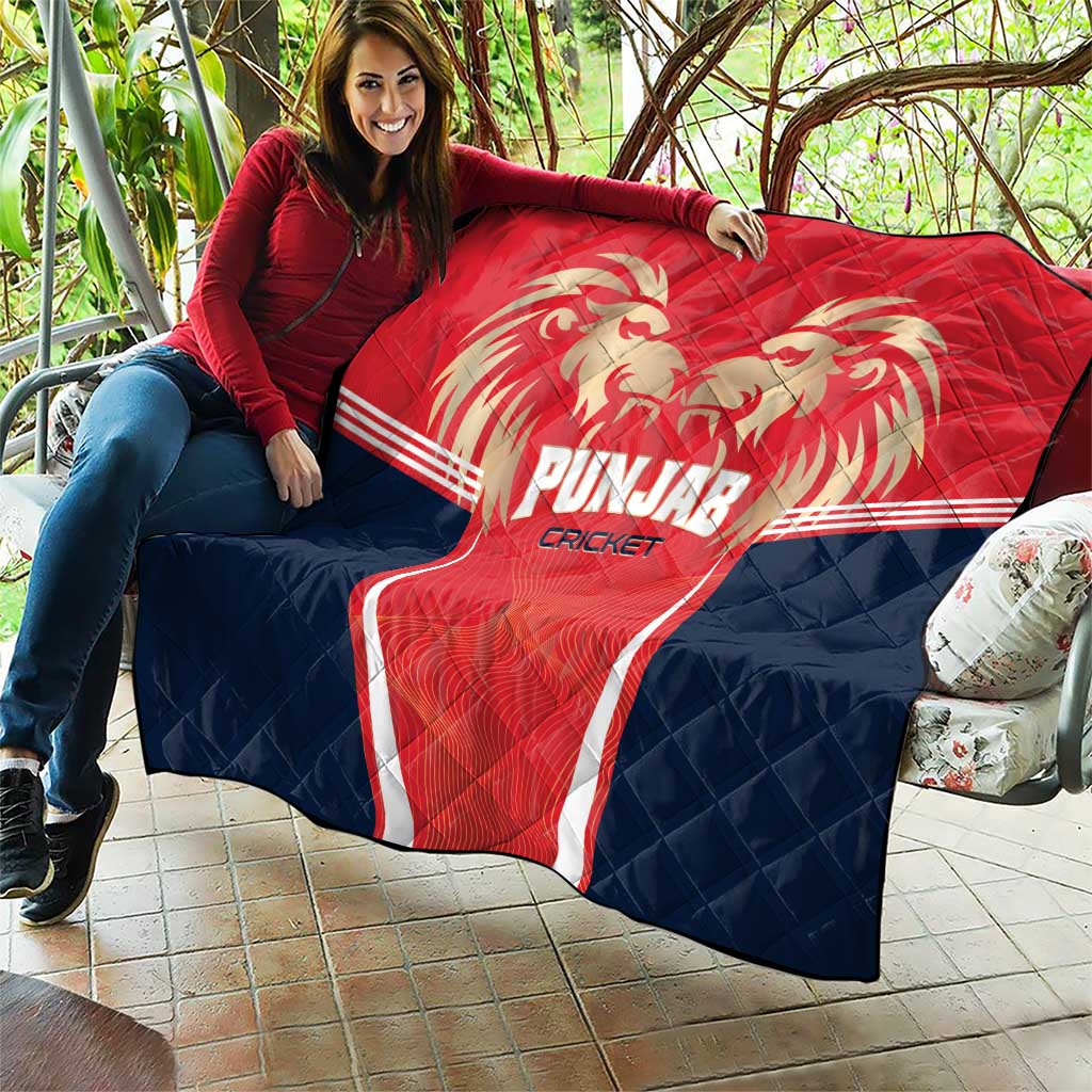 Punjab 2025 Cricket Lion Kings Quilt Jazba Hai Punjabi