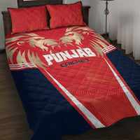 Punjab 2025 Cricket Lion Kings Quilt Bed Set Jazba Hai Punjabi