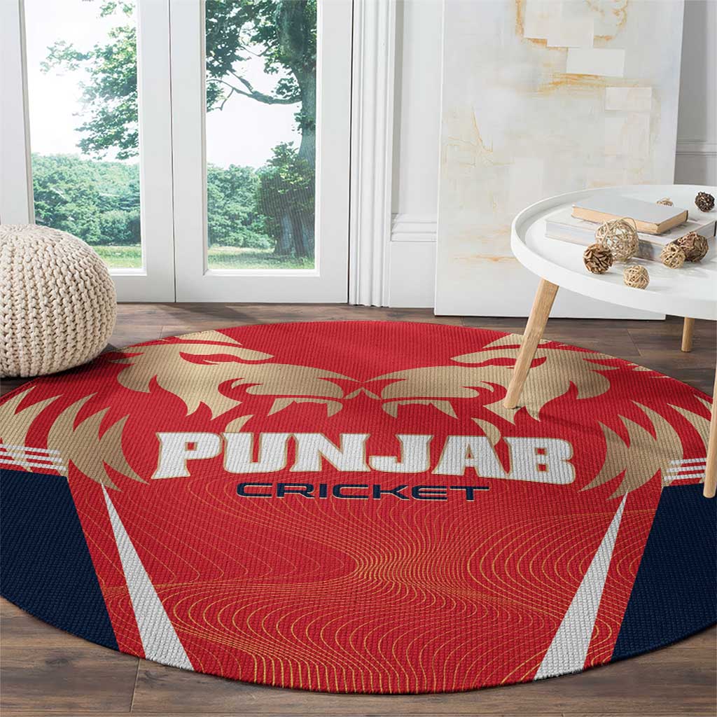Punjab 2025 Cricket Lion Kings Round Carpet Jazba Hai Punjabi