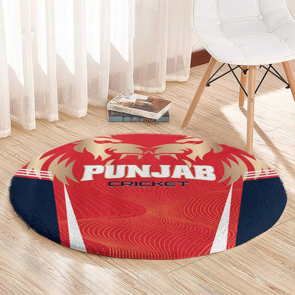 Punjab 2025 Cricket Lion Kings Round Carpet Jazba Hai Punjabi