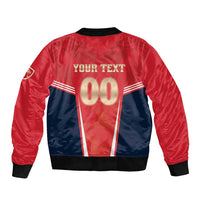 Custom Punjab 2025 Cricket Lion Kings Sleeve Zip Bomber Jacket Jazba Hai Punjabi