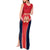 Custom Punjab 2025 Cricket Lion Kings Tank Maxi Dress Jazba Hai Punjabi