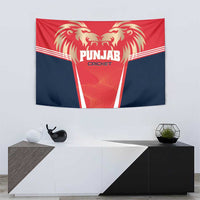 Punjab 2025 Cricket Lion Kings Tapestry Jazba Hai Punjabi