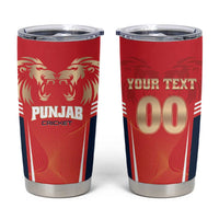 Custom Punjab 2025 Cricket Lion Kings Tumbler Cup Jazba Hai Punjabi
