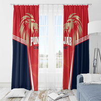 Punjab 2025 Cricket Lion Kings Window Curtain Jazba Hai Punjabi