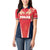 Custom Punjab 2025 Cricket Lion Kings Women Polo Shirt Jazba Hai Punjabi