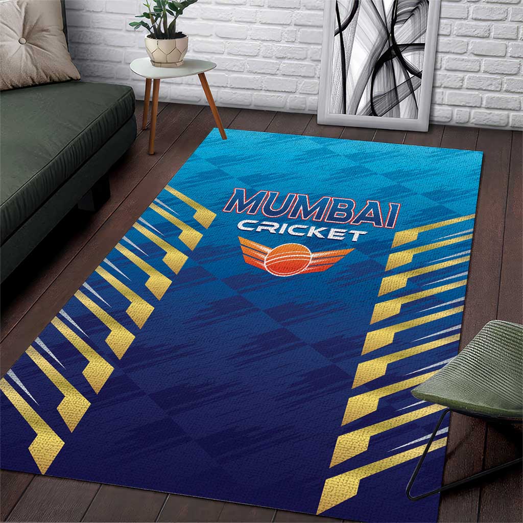 Mumbai 2025 Cricket Indians Area Rug Aali Re Play Like Mumbai