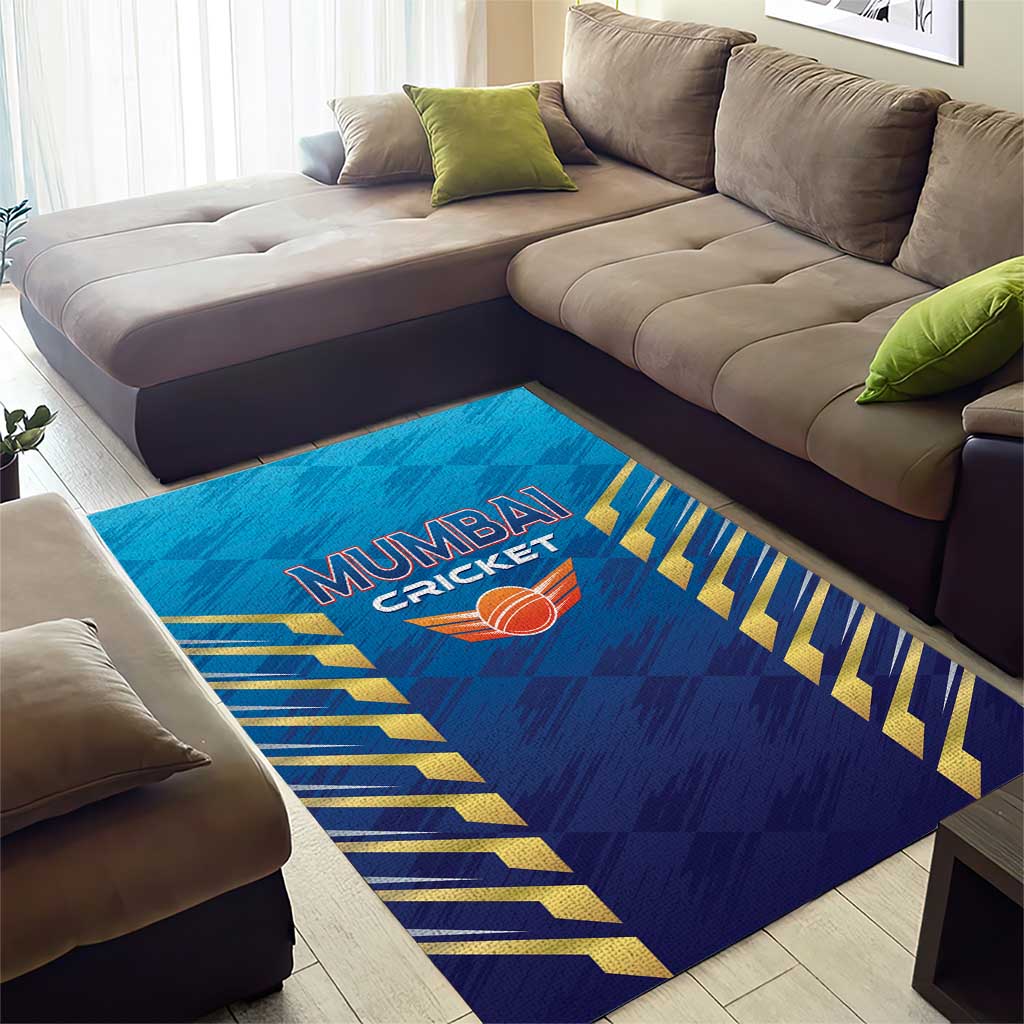 Mumbai 2025 Cricket Indians Area Rug Aali Re Play Like Mumbai
