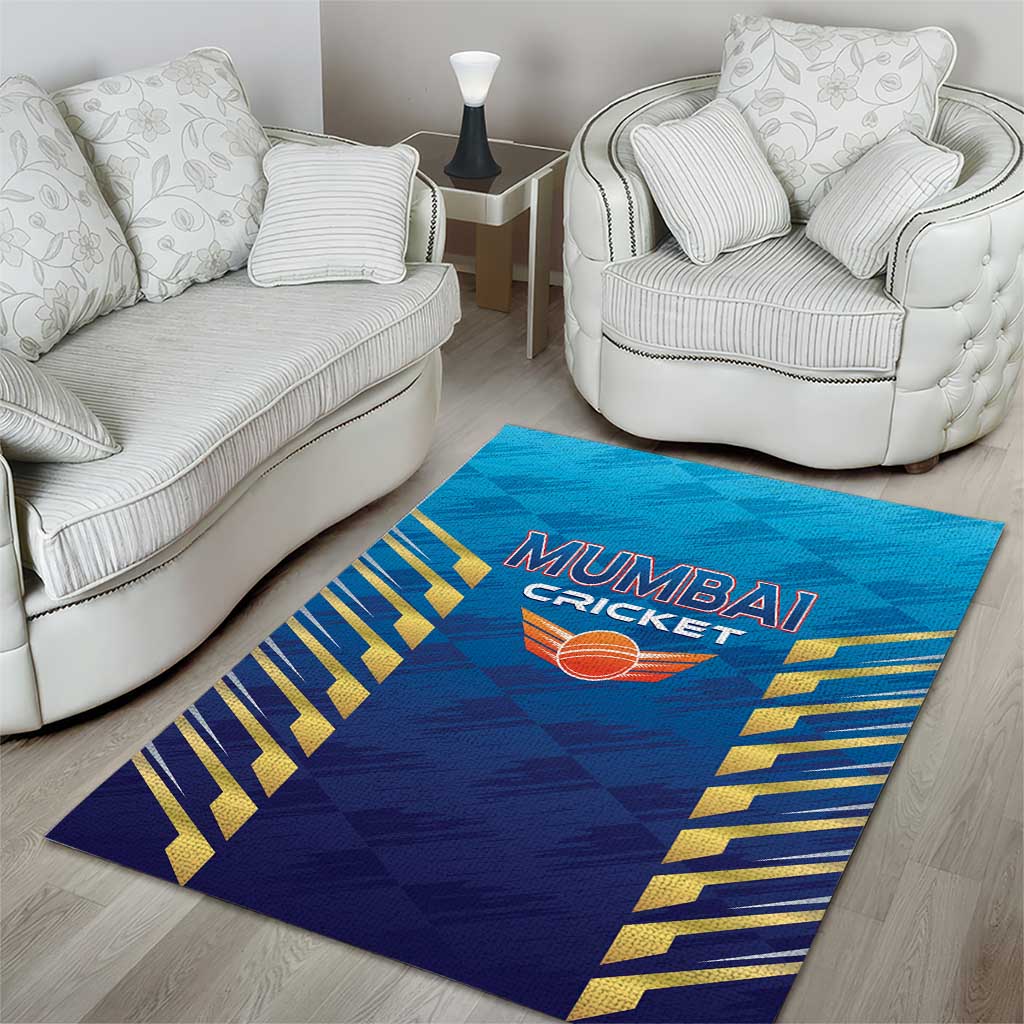 Mumbai 2025 Cricket Indians Area Rug Aali Re Play Like Mumbai