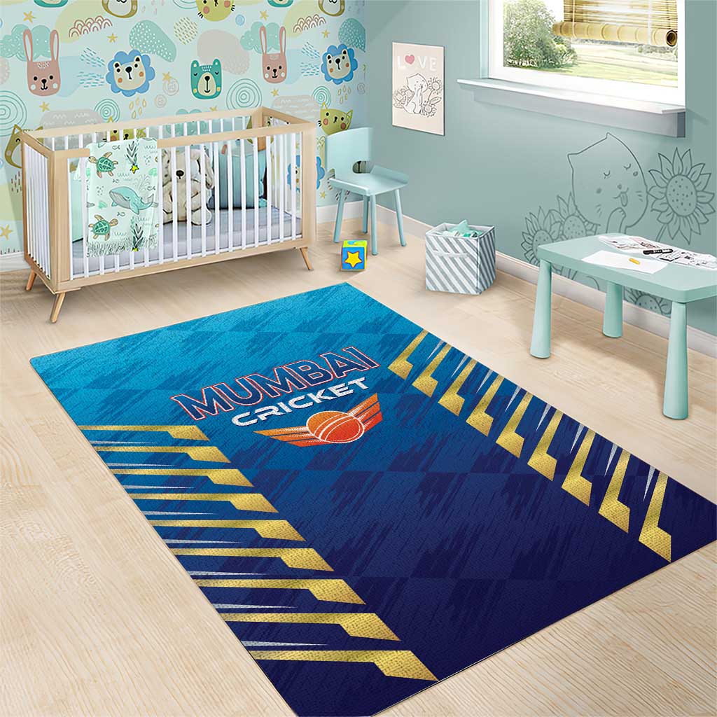 Mumbai 2025 Cricket Indians Area Rug Aali Re Play Like Mumbai