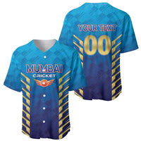 Custom Mumbai 2025 Cricket Indians Baseball Jersey Aali Re Play Like Mumbai