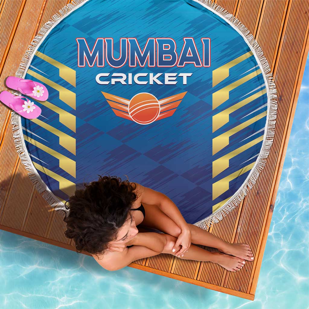 Mumbai 2025 Cricket Indians Beach Blanket Aali Re Play Like Mumbai