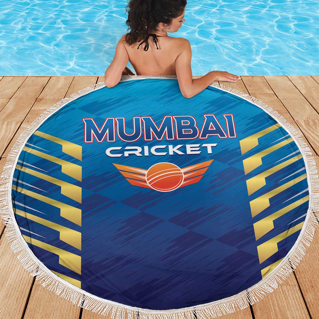 Mumbai 2025 Cricket Indians Beach Blanket Aali Re Play Like Mumbai
